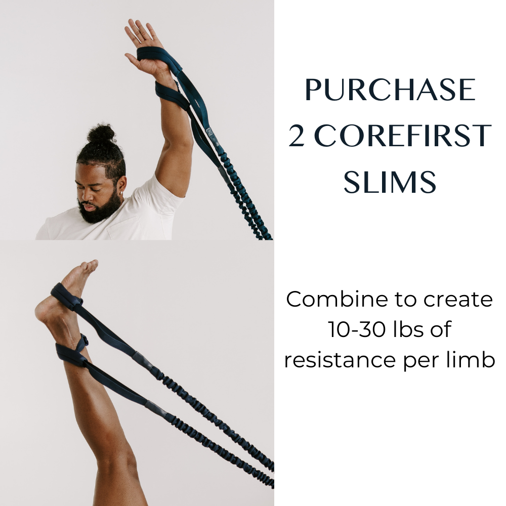 Corefirst Luxe Kit Resistance Pilates System - World's Best Portable,  Reformer Style Pilates – Medium & Heavy Resistance Bands + Slider Disks –  Pilates for Home – App Workouts for All Levels, Reformers -  Canada